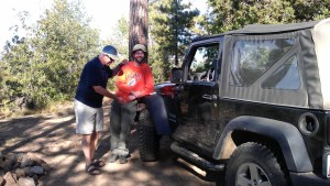 Roman & Andy showing off Big R's new tires