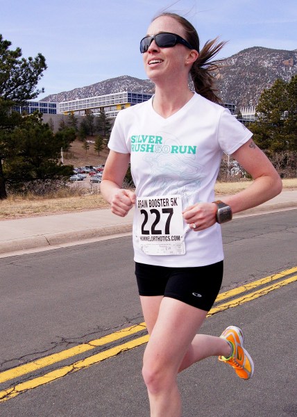 Brain Booster 5K at USAFA - 5th female and won my AG.