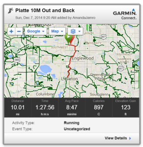 I don't typically share training data, but here's a good example of a negative split run with approx. 30 sec/mile difference